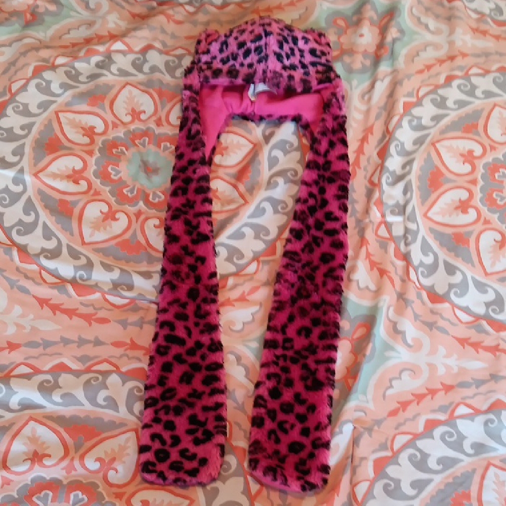 Build A Bear Tween Leopard Print Hat